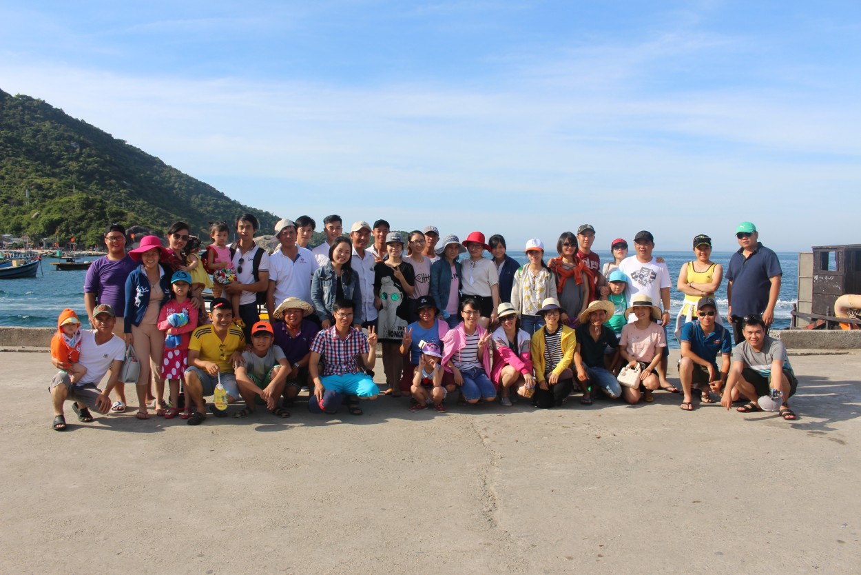 Tân Minh Nhân tổ chức du lịch Cù Lao Chàm 2016